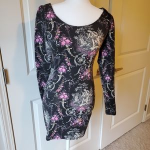 Betsey Johnson Victorian print dress vintage